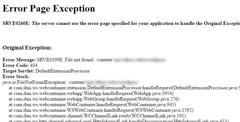 Error Page Rabobank