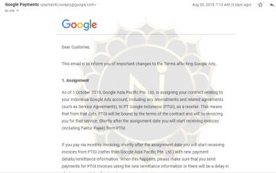 Iklan Google Kena PPN 10 Persen